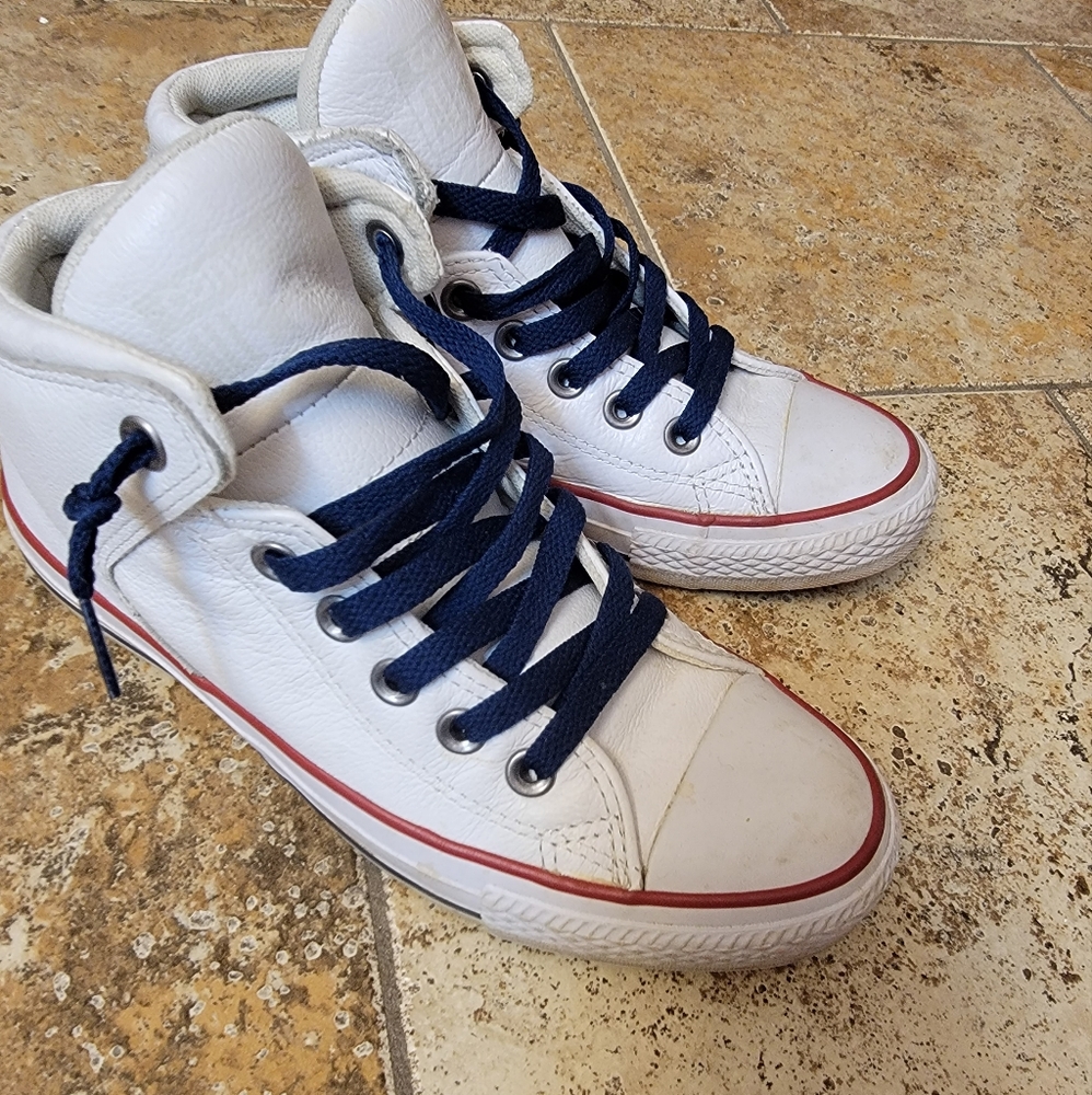 Converse Hightop Leather Sneakers